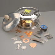 Set de cocción para polvos sobreesmaltados