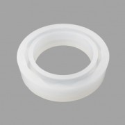 Molde de silicona para hacer pulseras facetadas de resina 62x17x8.5 mm