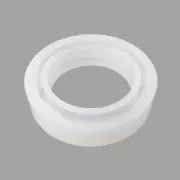 Molde de silicona para hacer pulseras facetadas de resina 62x17x8.5 mm