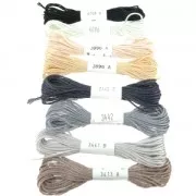 Hilo para bordar Seda d'Alger Gris (3442) x5m