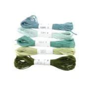 Hilo para bordar Seda d'Alger Kaki (3735) x5m