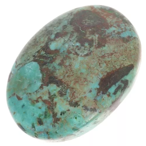 Cabuchón ovalado 18x13 mm Turquesa natural x1