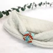 Cabuchón ovalado 18x13 mm Turquesa natural x1