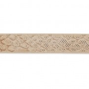 Cinta fantasía imitación de cuero 5 mm Efecto Reptil Sand Metalizado x1.2m