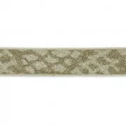 Cinta sintética fantasía 5 mm efecto reptil Masilla x1,2m