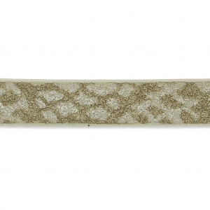 Cinta sintética fantasía 5 mm efecto reptil Masilla x1,2m