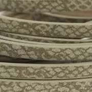 Cinta sintética fantasía 5 mm efecto reptil Masilla x1,2m