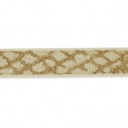 Cinta fantasía imitación de cuero 5 mm Efecto Reptil Natural x1.2m