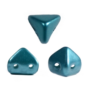 Cuentas de vidrio Super-Khéops® de Puca® 6 mm Pastel Emerald x10g