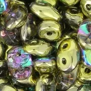 SuperDuo 2,5x5 mm Crystal Golden Rainbow x10g