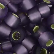 Rocalla Miyuki 6/0 24F - Amethyst Silver Lined Mat  x8g