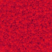 Rocalla Miyuki 15/0 407 - Opaque Vermillion Red x8g