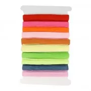 Surtido de 10 cintas de papel fino estilo rafia para pasatiempos creativos