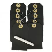 10 etiquetas de papel pizarra con tiza 10x6 cm para personalizar