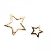 Entrepiezas de metal It's Magic Made by Me 18 et 11 mm Estrella dorado x2
