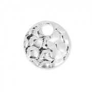 Entrepieza redonda martillada 6 mm de Plata 925 x1|raw }}
