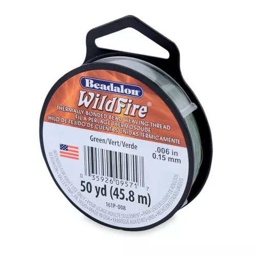 Hilo nilón trenzado WildFire 0.15 mm Verde x 45.8m