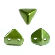 Cuentas de vidrio Super-Khéops® de Puca® 6 mm Pastel Olivine x10g