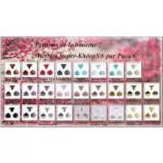 Cuentas de vidrio Super-Khéops® de Puca® 6 mm Beige Metallic Mat x10g