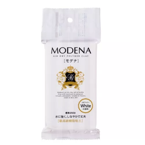 Arcilla Padico Auto Endurecente semi-opaca Modena Blanco x250g