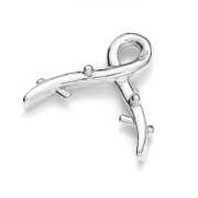 Enganche de colgante gota PureCrystal 6012 15,4 mm de Plata 925 x1