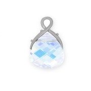 Enganche de colgante gota PureCrystal 6012 15,4 mm de Plata 925 x1