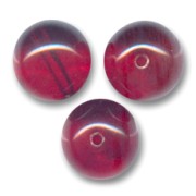 Cuentas redondas 6 mm Siam x25|raw }}
