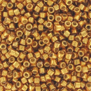 Miyuki Delica Duracoat 11/0 DB1833 - Galvanized Yellow Gold envases de100g