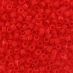 Miyuki Delica 11/0 DB0727 - Opaque Vermillion Red envases de 100g