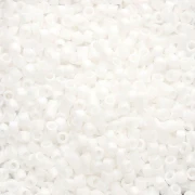 Miyuki Delica 11/0 DB0351 - Blanco opaco AB Mate paquete de 100g