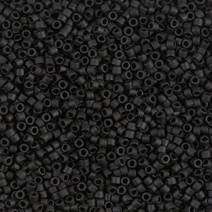Miyuki Delica 11/0 DB0310 - Black Mat envases de 100g