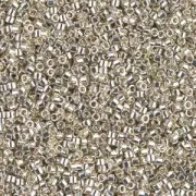 Miyuki Delica 11/0 DB0035 - Galvanized Silver Metallic envases de 100g