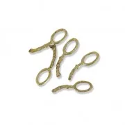 Enganche colgante para arcilla de metal pequeño modelo de bronce x1