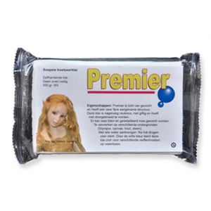 Arcilla Padico Auto Endurecente especial muñeca Premier Blanco x300g