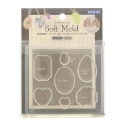 Molde de silicona Padico para arcilla polimérica y auto endurecente Cabochon/Bijoux