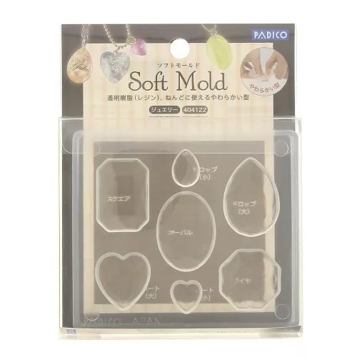 Molde de silicona Padico para arcilla polimérica y auto endurecente Cabochon/Bijoux