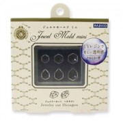 Mini Molde de silicona Padico para arcilla polimérica/arcilla/resina UV cab Hexagone|raw }}