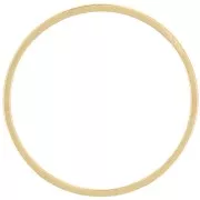 Anilla para montaje y tejido redondo 25 mm - Dorado x1