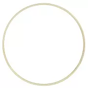 Anilla para montaje y tejido redondo 50 mm de dorado