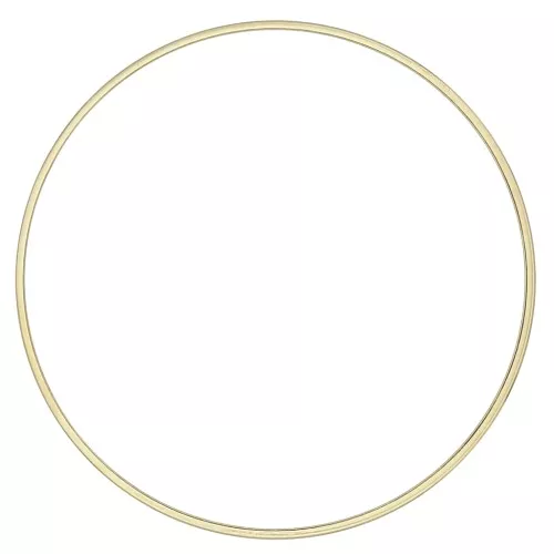 Anilla para montaje y tejido redondo 50 mm de dorado