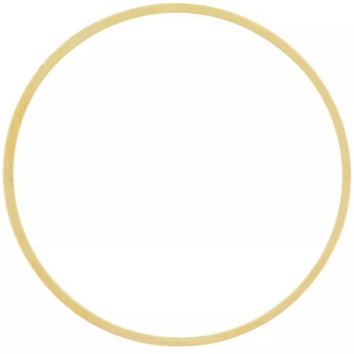 Anilla para montaje y tejido redondo 40 mm dorado