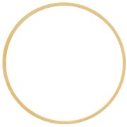 Anilla para montaje y tejido redondo 30 mm dorado