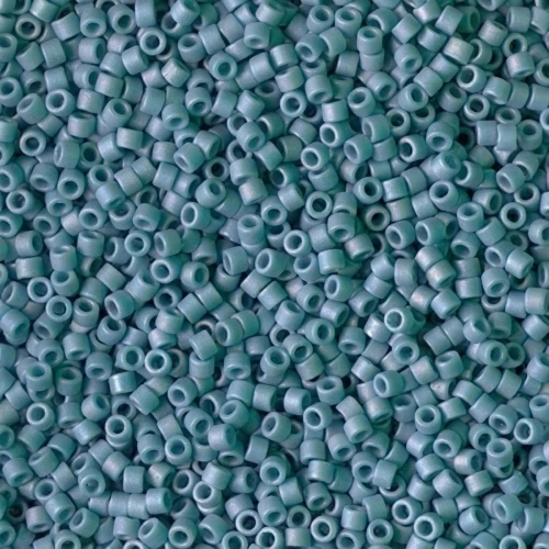 Miyuki Delica 11/0 DB2315 - Opaque Glazed Nile Blue Mat AB x8g