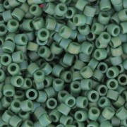 Miyuki Delica 11/0 DB2311 - Opaque Glazed Turtle Green Mat AB x8g