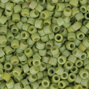Miyuki Delica 11/0 DB2309 - Opaque Glazed Seaweed Mat AB x8g