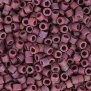 Miyuki Delica 11/0 DB2308 - Opaque Glazed Trillium Red Mat AB x8g