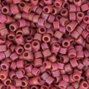 Miyuki Delica 11/0 DB2306 - Opaque Glazed Carnelian Mat AB x8g