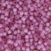 Miyuki Delica Duracoat 11/0 DB2180 - Alabaster Silver Line Dyed Orchid x8g