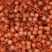 Miyuki Delica Duracoat 11/0 DB2178 - Alabaster Silver Line Dyed Papaya x8g|raw }}