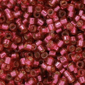 Miyuki Delica Duracoat 11/0 DB2161- Silver Lined Dyed Petunia x8g